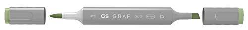 Marcador Graf Duo Brush Deep Olive Green, CIS, Caixa c/6 unidades