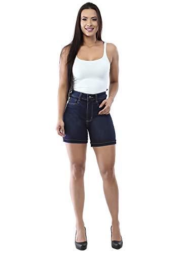 Bermuda feminina Super Lipo, Sawary Jeans, Feminino, Jeans, 44