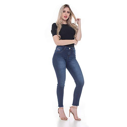 Calça Jeans Imporium Skinny Azul Tamanho:42;Cor:Azul;Gênero:Feminino