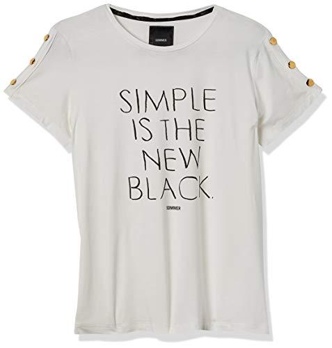 Camiseta Estampada, Sommer, Feminino, Off Shell, M