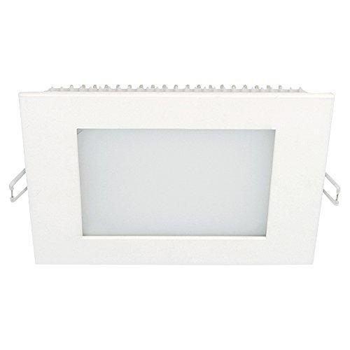 Taschibra 15090120, Painel LED 22 Quadrado Embutir 3000K, 18W, Branco