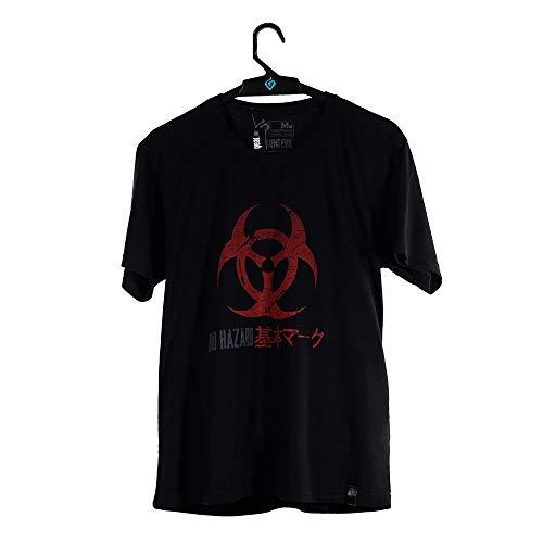 Camiseta Biohazard, Resident Evil, Masculino, Preto, G