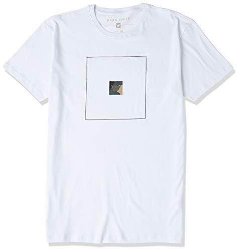 Hang Loose Camiseta Silk Mc LogoCam Masculino, G, Branco