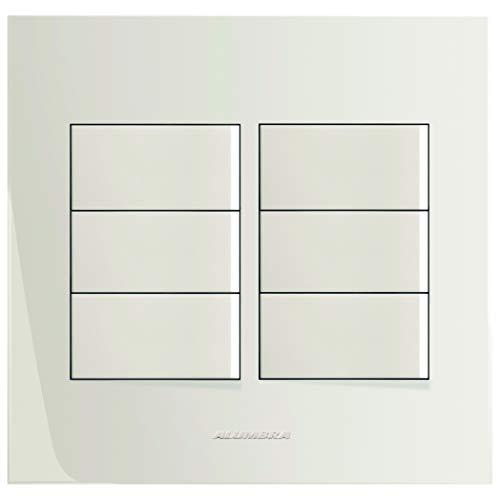 Conjunto 5 Interruptores, Alumbra, Inova 5488, Branco