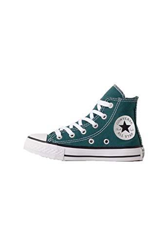 Tênis Converse Chuck Taylor All Star Verde Escuro/Preto/Branco Feminino Branco 30