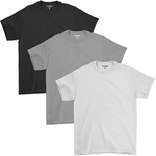 Kit 03 Camisetas Básicas Masculinas De Algodão Premium (P)