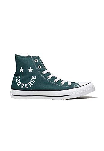 Tênis Converse Chuck Taylor All Star Smile Verde Escuro/Preto/Branco Masculino Branco 41