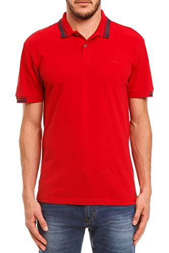 Camisa polo dois frisos, Colcci, Masculino, Vermelho (Vermelho Philly), XGG