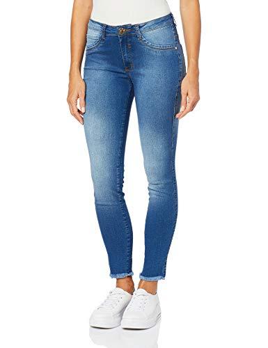 Calça Jeans New Skinny, Denúncia, Feminino, Azul, 36