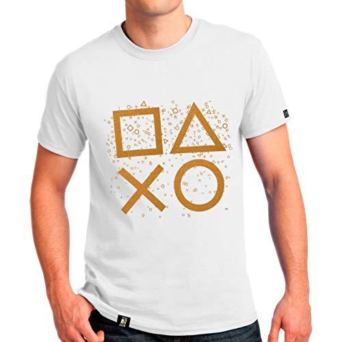 Camiseta Days of Playstation, Banana Geek, Adulto Unissex, Branco, XGG
