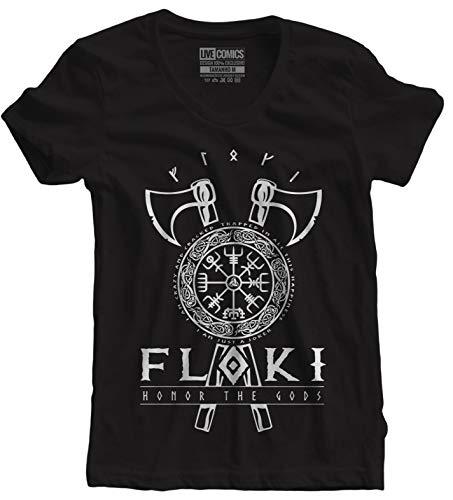 Camiseta feminina Vikings Floki Hammer of Gods tamanho:G