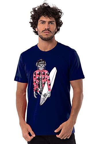 Camiseta Manga Curta Surfer, Long Island, Masculino, Marinho, M
