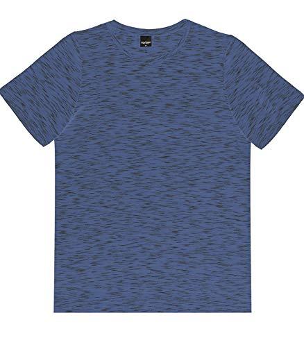 Camiseta Manga Curta Mesclada, Rovitex, Masculino, Jeans, P