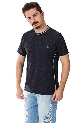 Camiseta Manga Curta Gola Redonda,Fido Dido,Masculino,Cinza Claro,G