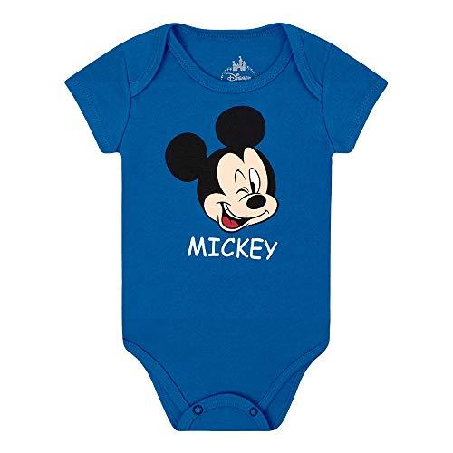 Body Manga Curta Estampa Mickey, Baby Marlan, Bebê Menino, Cobalto, GB