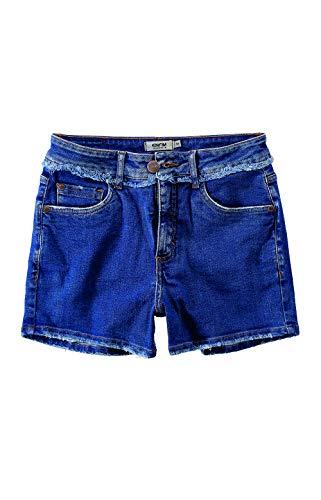 Shorts Jeans, Enfim, Feminino, Azul, 40