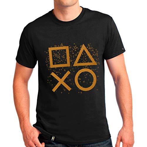 Camiseta Days of Playstation, Banana Geek, Adulto Unissex, Preto, M