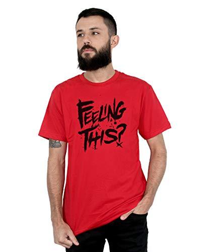 Camiseta Feeling This, Action Clothing, Masculino, Vermelho, GG