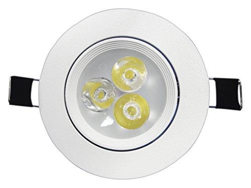 Taschibra SP24 15090063, Spot Embutir LED Redondo, 3000K, 3 W, Branco