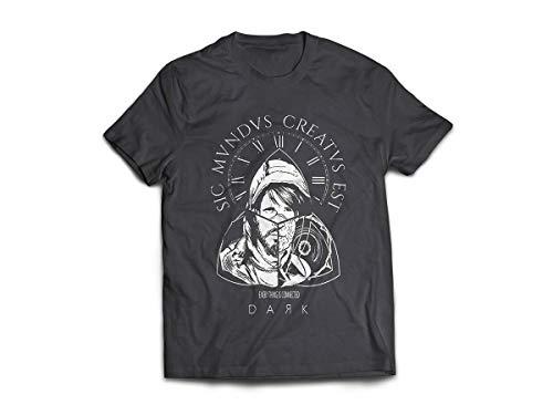 Camiseta/Camisa Masculina Dark Série Tamanho:M;Cor:Preto