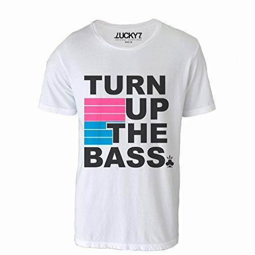 Camiseta Eleven Brand Branco M Masculina - Turn Up The Bass