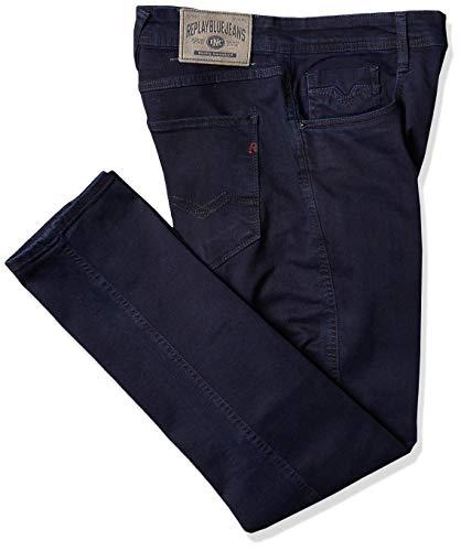 Calça Jeans Anbass Skinny, Replay, Masculino, Lavagem Blue Escuro, 46