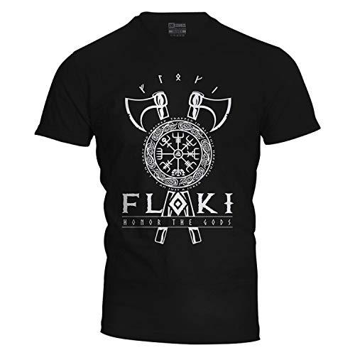 Camiseta masculina Vikings Floki Hammer of Gods tamanho:G