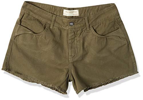 Shorts, Mercatto, Feminino, Verde Escuro, 40