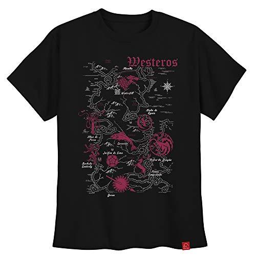Camiseta Game Of Thrones Mapa Westeros Camisas Got M