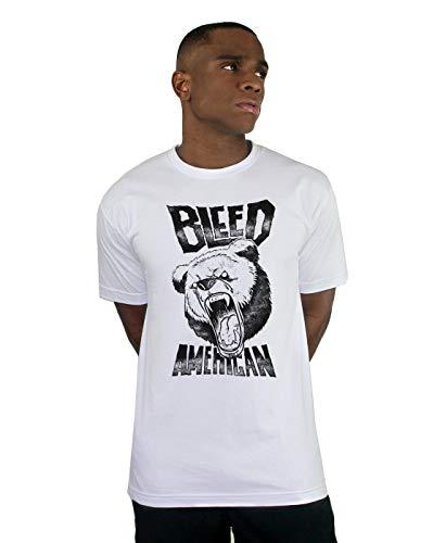 Camiseta Killer Bear, Bleed American, Masculino, Branco, GG