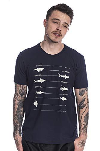 Camiseta Shark, Long Island, Masculino, Azul Marinho, G