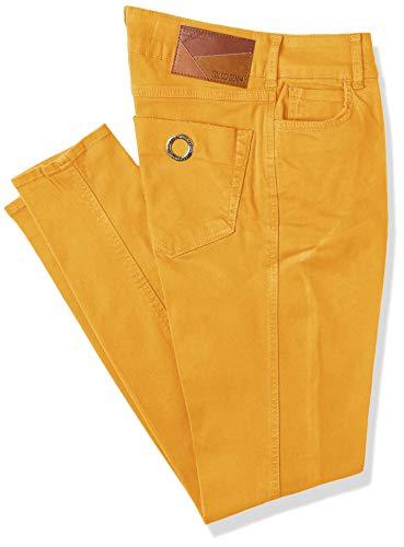 Calça jeans Bia, Colcci, Feminino, Amarelo (Amarelo Fireball), 36