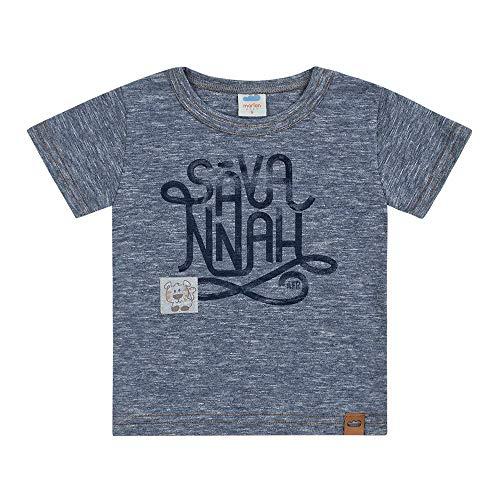 Camiseta Estampas, Baby Marlan,   Bebê Menino, Marinho Escuro, GB