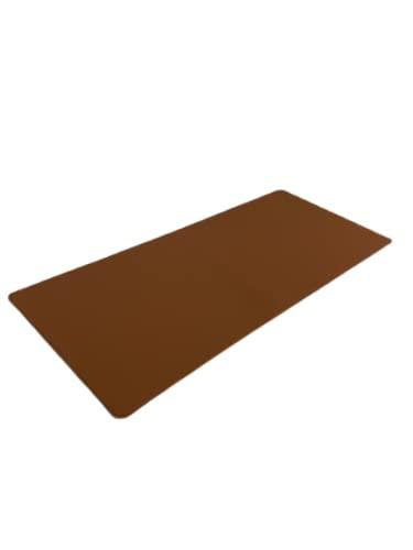 Mouse Pad Desck Pad Couro Ecológico - KingPad (90x40, Caramelo)