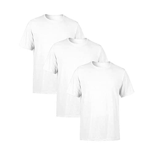 Kit 3 Camisetas Masculina SSB Brand Lisa Algodão 30.1 Premium, Tamanho P