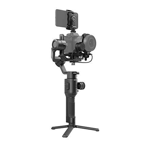 DJI Combo Ronin-SC Pro – Estabilizador de câmera cardan de 3 eixos portátil para câmeras sem espelho de até 2 kg de carga útil para Sony, Panasonic, Lumix, Nikon, Canon, com roda de foco, preto
