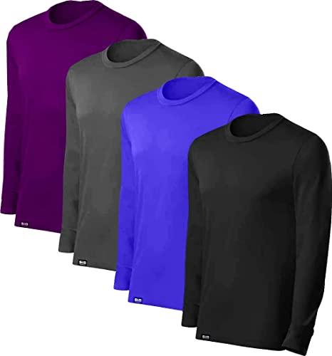 Kit com 04 Camisetas Proteção UV Masculina UV50+ Secagem Rápida Cores - Pto Roy Cin Rox - GG