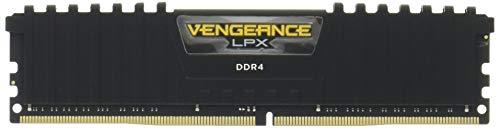 Kit de memória Corsair CMK32GX4M2A2666C16 Vengeance LPX 32GB (2 x 16GB) DDR4 DRAM 2666MHz (PC4-21300) C16 – Preto
