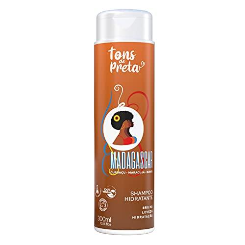 Shampoo Hidratante Para Cachos E Crespos, Tons de Preta, 300ml, No low poo, Fórmula liberada e Vegano
