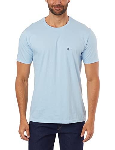 Camiseta Gola Careca, Masculino, Polo Wear, Azul Claro, GG
