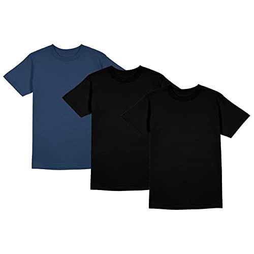 Kit 3 Camiseta Masculina Poliéster Com Toque de Algodão Camisa Blusa Treino Academia Tshrt Esporte Camisetas, Tamanho M