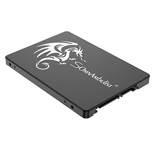 Somnambulist O disco rígido SSD Sata3 de 2,5 polegadas integrado é adequado para Notebook Desktop 60 GB 480 GB SSD (Black Dragon-480 GB)