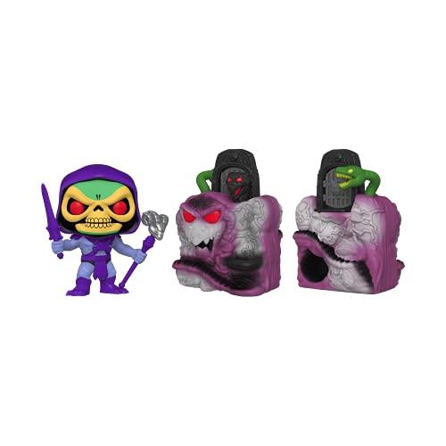 Funko POP Town Retro Toys: Master's of The Universe - Skeletor with Snake Mountain, Multicolor, Standard (51469)