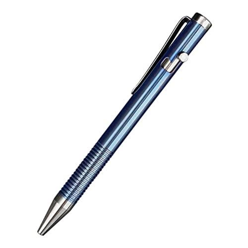 ERYUE caneta esferográfica,Caneta esferográfica de liga de titânio portátil ferramenta de equipamento de caneta de escrita para presente de escritório em viagem ao ar livre
