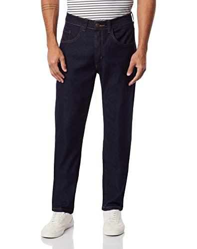 Calça Masculina Jeans Regular, Polo Wear, Jeans Escuro, 38