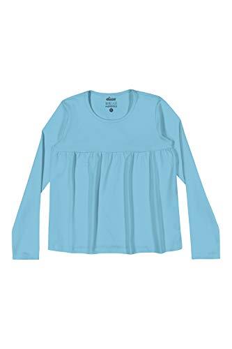 Blusa em cotton confort, Elian, Meninas, Azul, 10