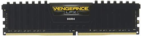 Memória Corsair CMK32GX4M2A2400C16 Vengeance LPX 32GB (2 x 16GB) DDR4 2400 (PC4-19200) C16 para sistemas DDR4 – Preto