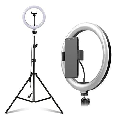 Ring Light Profissional 34cm Selfie Live Com Tripé 2 Metros Para Celular Anel Lâmpada Vídeo E Maquiagem Iluminação Foto Estúdio PREMIUM ONYK
