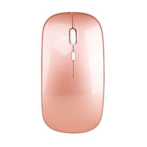 Docooler HXSJ Wireless 2.4G Mouse Silencioso Ultra-fino Recarregável (Rose Gold)