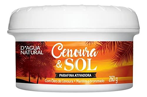 Parafina Ativadora Cenoura e Sol, D'AGUA NATURAL, 260 g